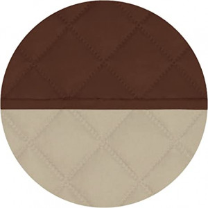 Funda Cubre Sofá Reversible,Dispone Todas Medidas , Protector para Sofás Acolchado Fabricado en España. (2 PLAZAS 110CM, Choco)