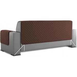 Funda Cubre Sofá Reversible,Dispone Todas Medidas , Protector para Sofás Acolchado Fabricado en España. (2 PLAZAS 110CM, Choco)