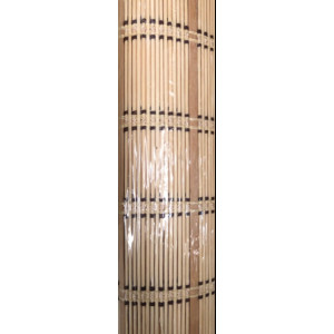 Estor Enrollable Beige de bambú rústico ( 90 x 180 cm )