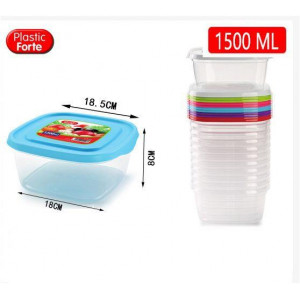 Fiambrera Basic Cuadrada 1,5 L